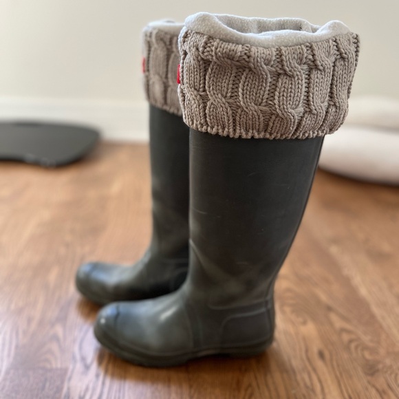 Tall Slate Blue Hunter Boots - Picture 2 of 3